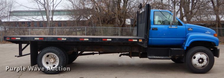 image for item DH5045 1997 Chevrolet C6500 flat dump bed truck
