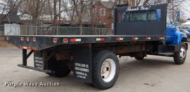 image for item DH5045 1997 Chevrolet C6500 flat dump bed truck