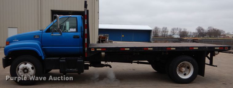 image for item DH5045 1997 Chevrolet C6500 flat dump bed truck