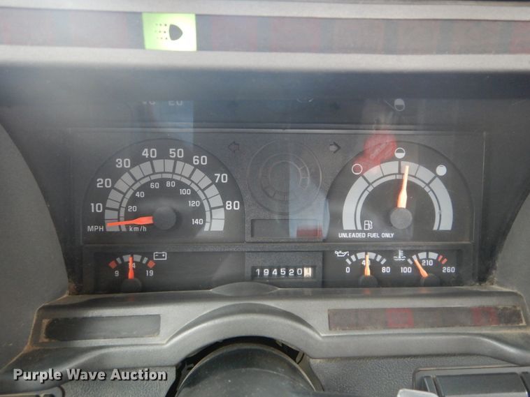 image for item DH5045 1997 Chevrolet C6500 flat dump bed truck