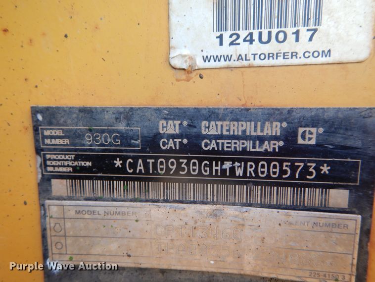 image for item DH5046 2005 Caterpillar 930G wheel loader
