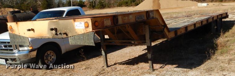 image for item DH5052 1991 Etnyre drop deck equipment trailer