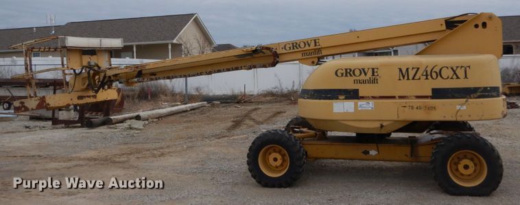image for item DH5064 1998 Grove MZ46CXT boom lift