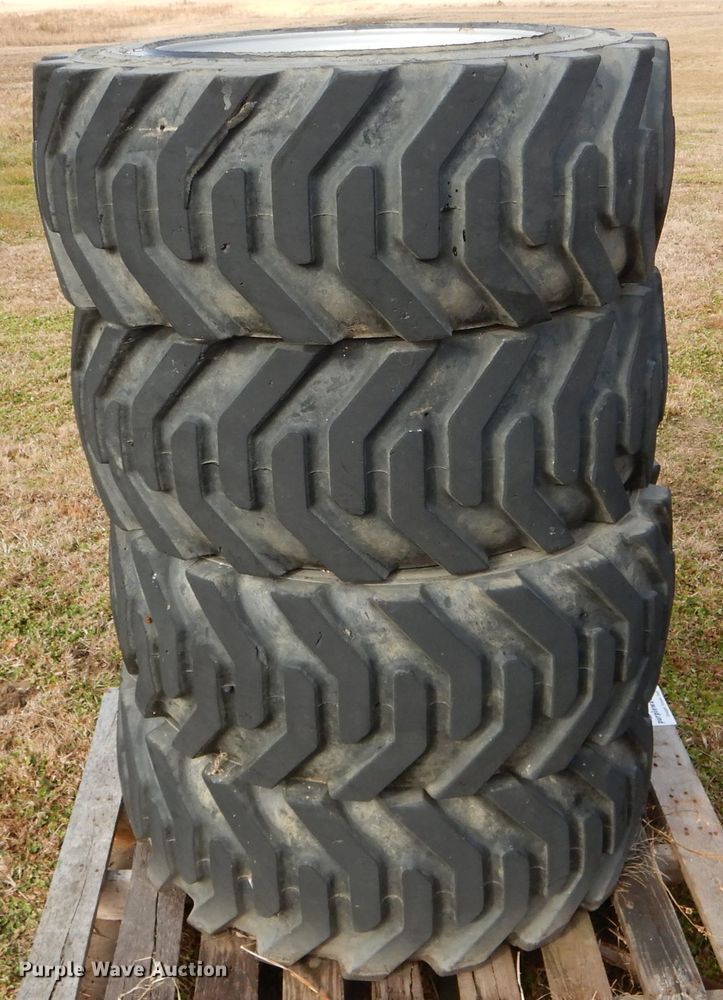 image for item DH6905 (4) 39 x 15-22.5 foam filled tires