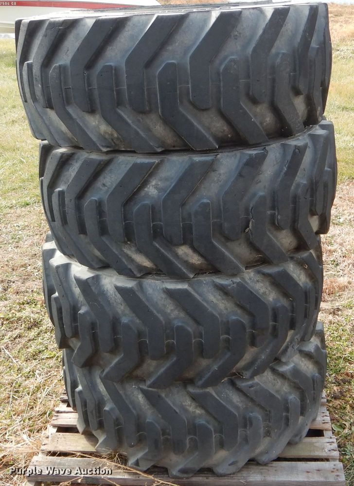 image for item DH6905 (4) 39 x 15-22.5 foam filled tires