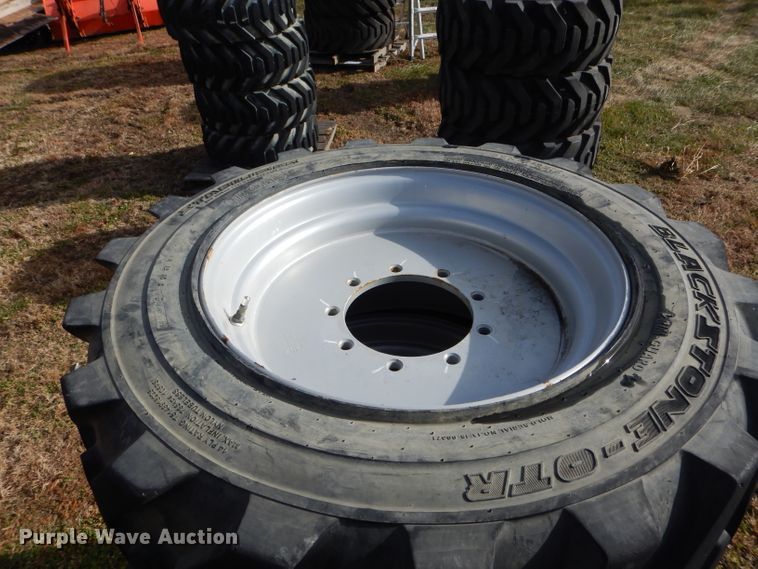image for item DH6905 (4) 39 x 15-22.5 foam filled tires