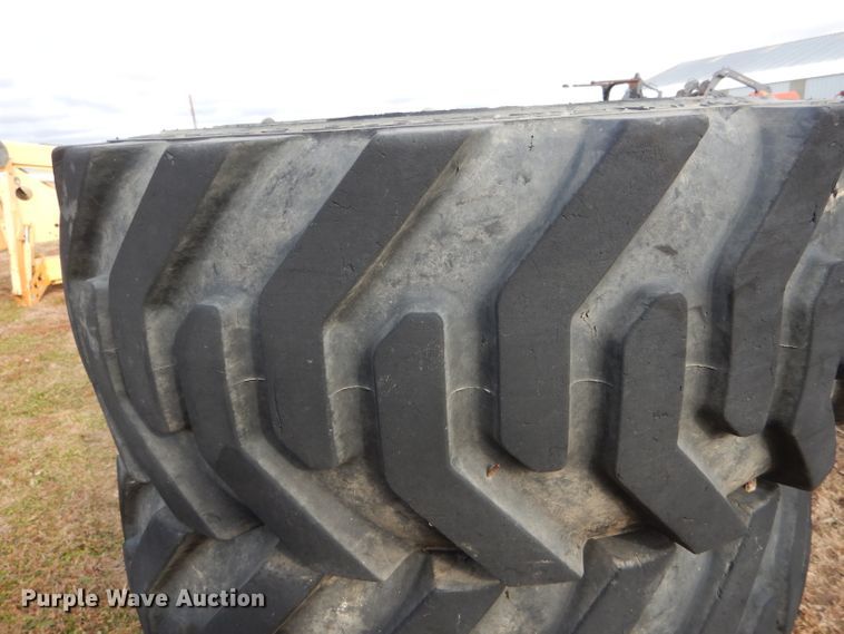 image for item DH6905 (4) 39 x 15-22.5 foam filled tires