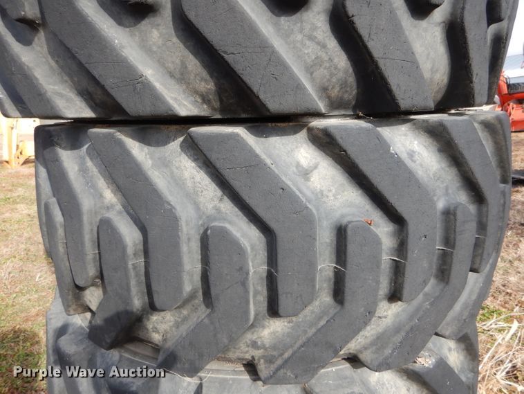 image for item DH6905 (4) 39 x 15-22.5 foam filled tires