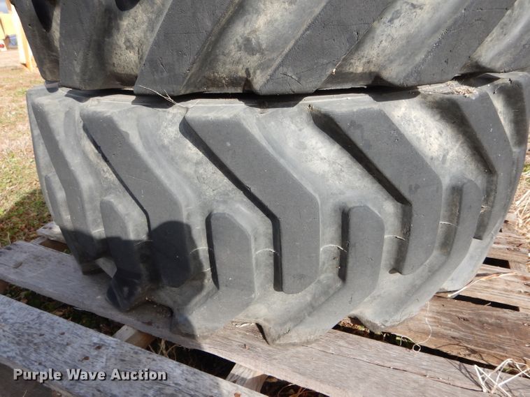 image for item DH6905 (4) 39 x 15-22.5 foam filled tires