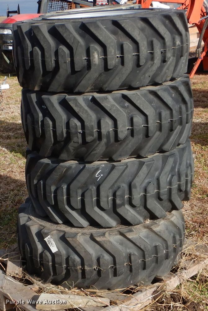 image for item DH6906 (4) 39 x 15-22.5 foam filled tires