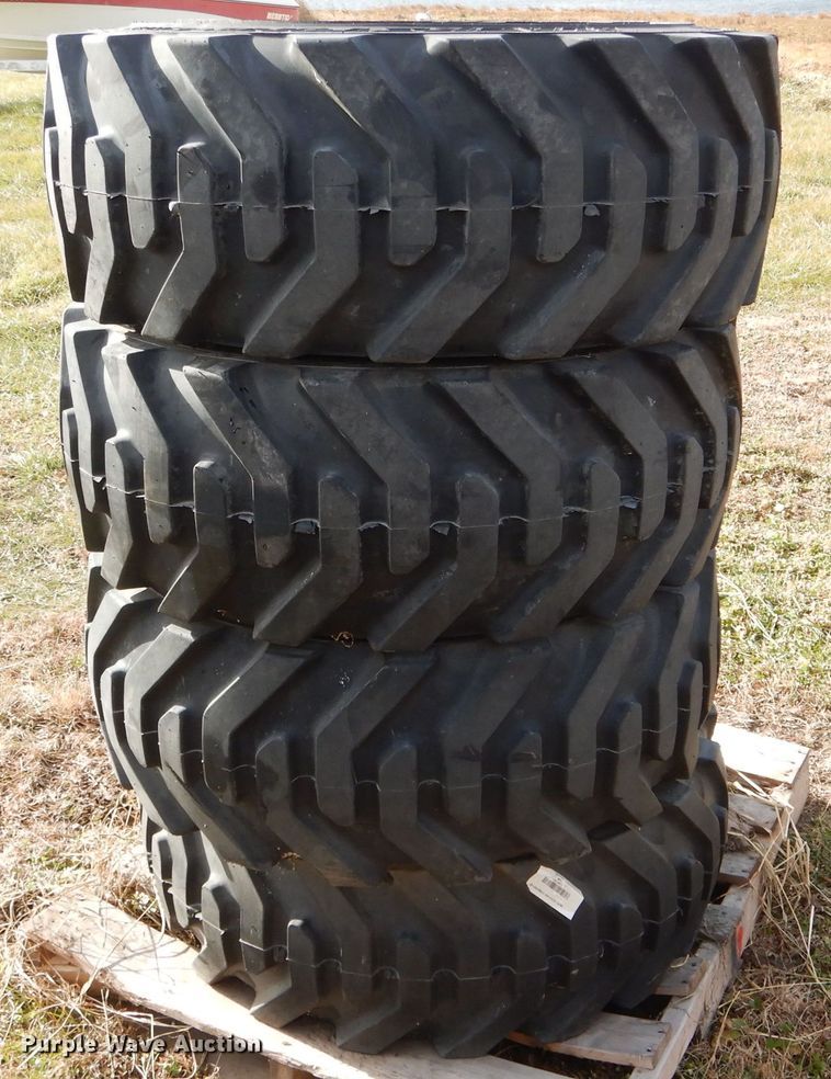 image for item DH6906 (4) 39 x 15-22.5 foam filled tires