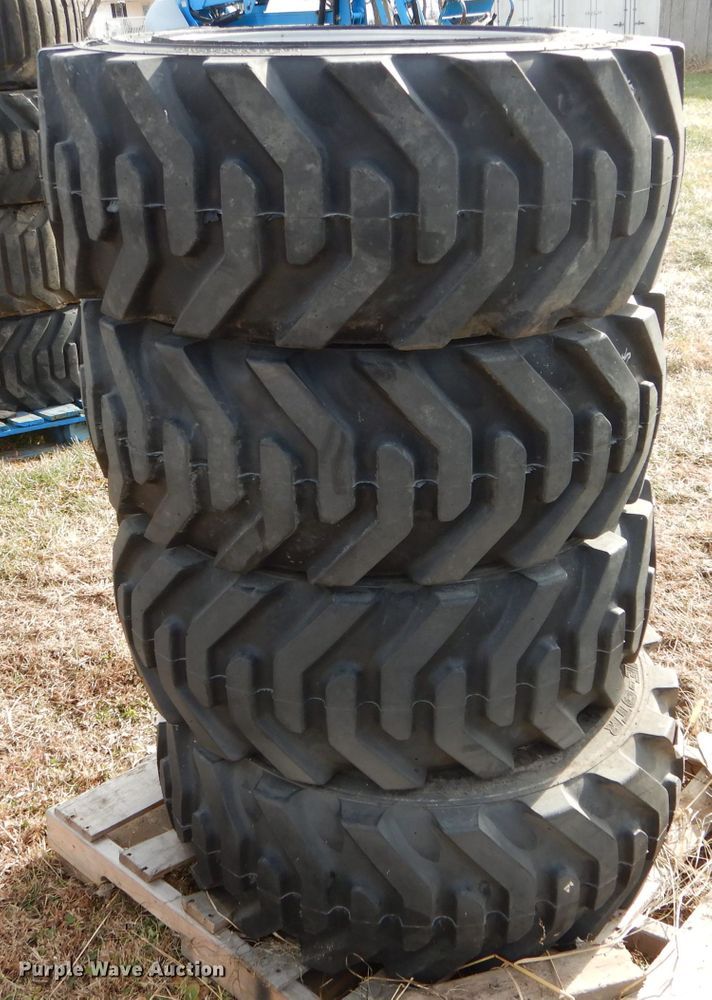 image for item DH6906 (4) 39 x 15-22.5 foam filled tires