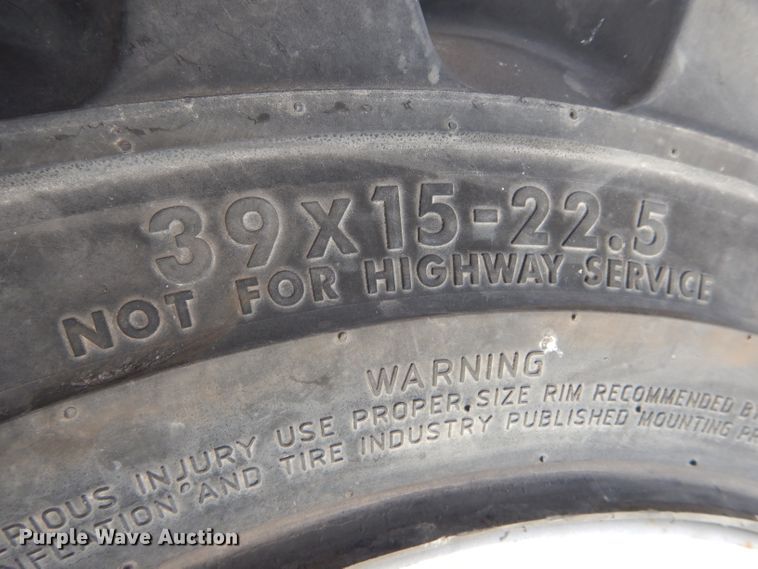 image for item DH6906 (4) 39 x 15-22.5 foam filled tires