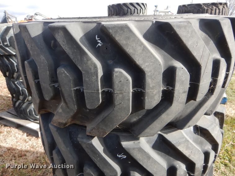 image for item DH6906 (4) 39 x 15-22.5 foam filled tires
