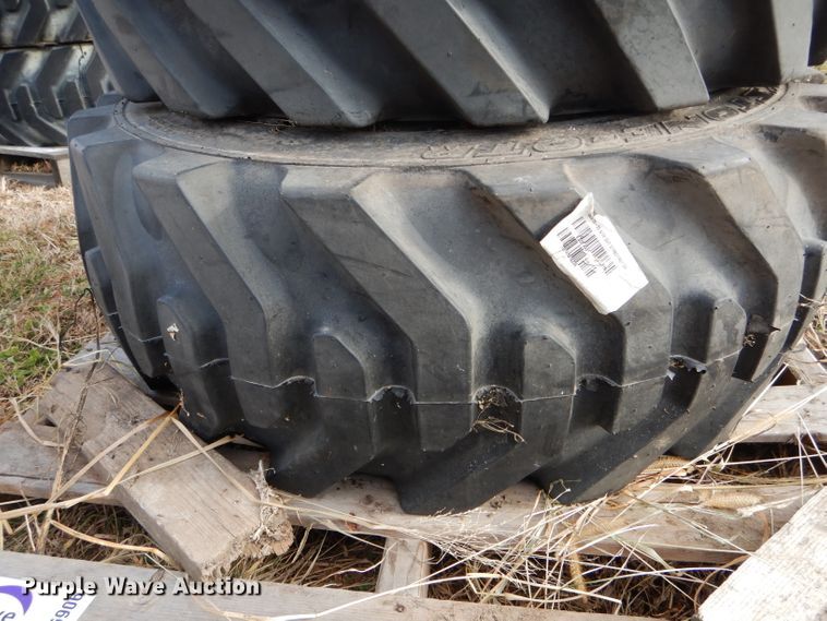 image for item DH6906 (4) 39 x 15-22.5 foam filled tires