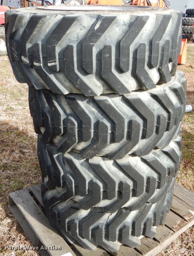 image for item DH6907 (4) 39 x 15-22.5 foam filled tires