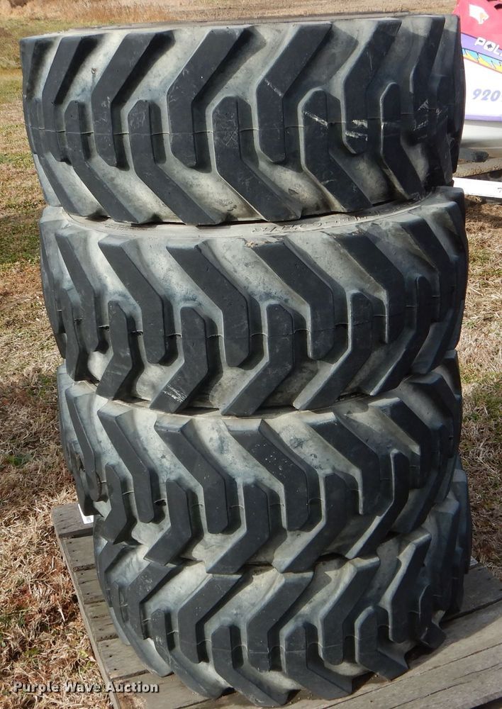 image for item DH6907 (4) 39 x 15-22.5 foam filled tires