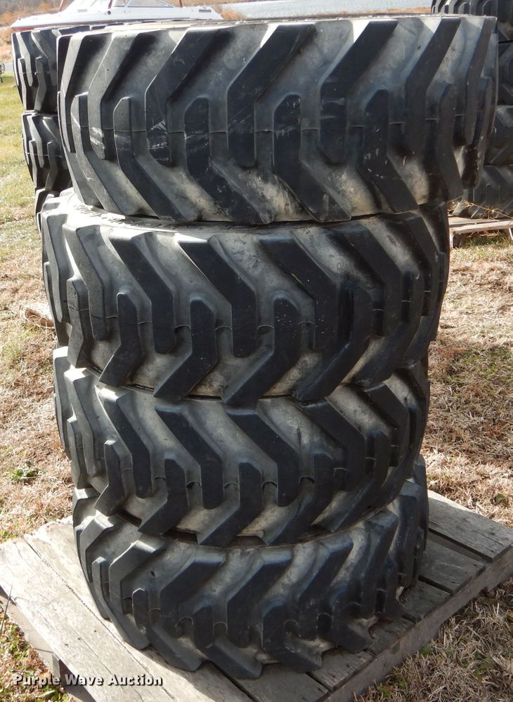image for item DH6907 (4) 39 x 15-22.5 foam filled tires