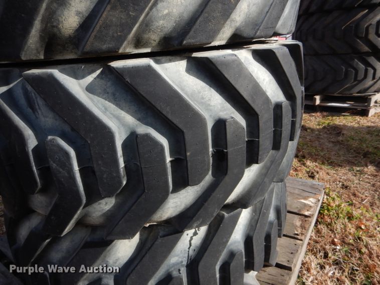 image for item DH6907 (4) 39 x 15-22.5 foam filled tires