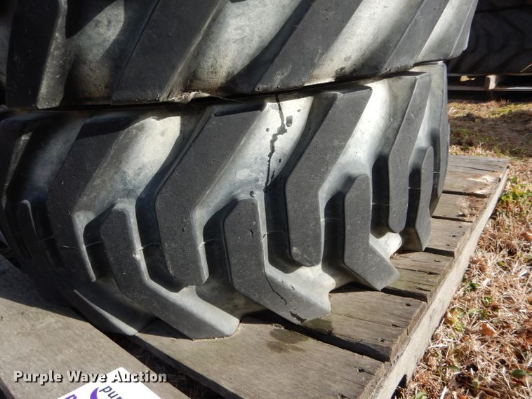 image for item DH6907 (4) 39 x 15-22.5 foam filled tires