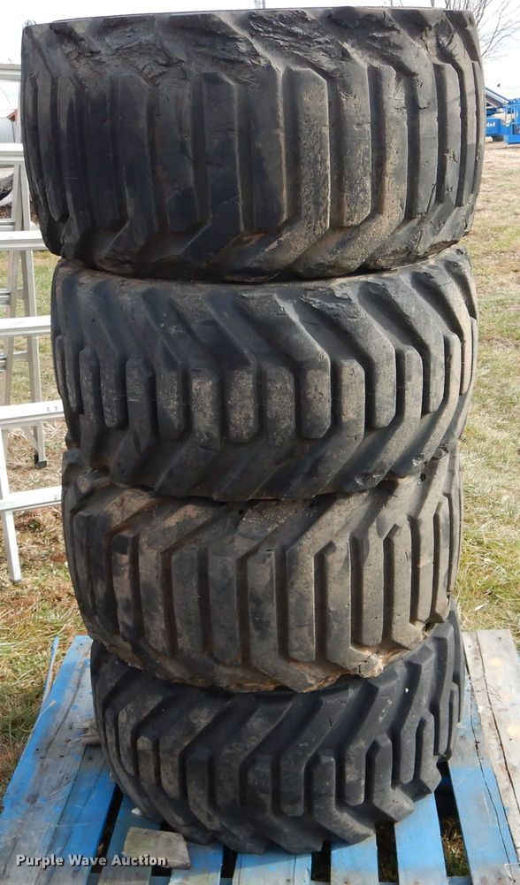 image for item DH6908 (4) 33 x 15.50-16.5 foam filled tires