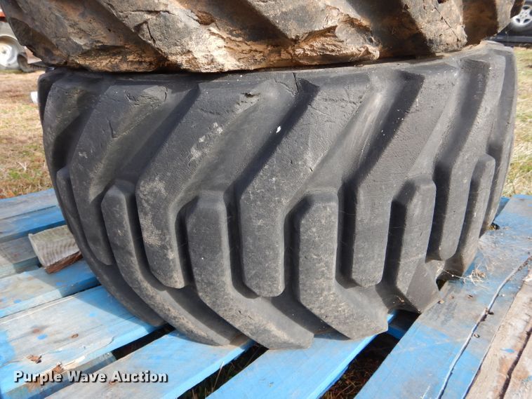 image for item DH6908 (4) 33 x 15.50-16.5 foam filled tires