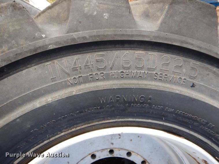 image for item DH6909 (4) In445/65D22.5 foam filled tires