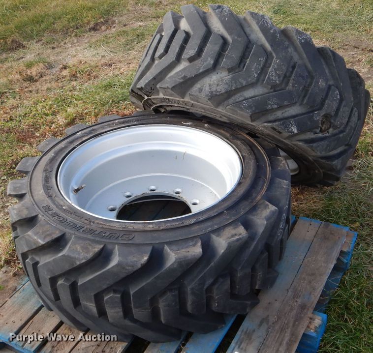 image for item DH6910 (2) 15-625 foam filled tires