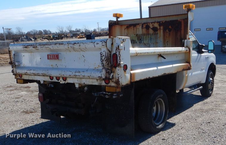 image for item DH6921 2005 Ford F350 Super Duty XL dump bed pickup truck
