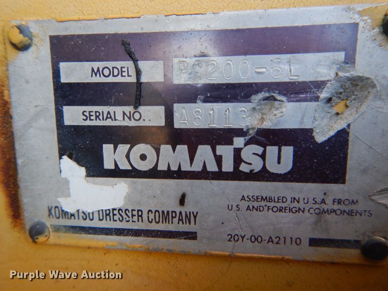 image for item DH6945 1998 Komatsu PC200LC-6 excavator
