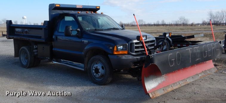 image for item DH6947 2001 Ford F550 Super Duty XL dump truck