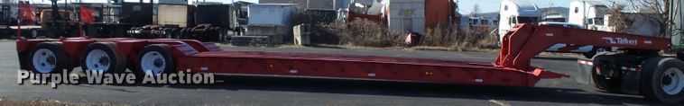 image for item DH7824 1996 Talbert TA lowboy equipment trailer