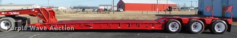 image for item DH7824 1996 Talbert TA lowboy equipment trailer