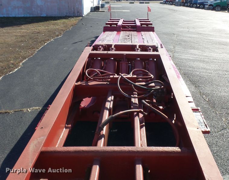 image for item DH7824 1996 Talbert TA lowboy equipment trailer