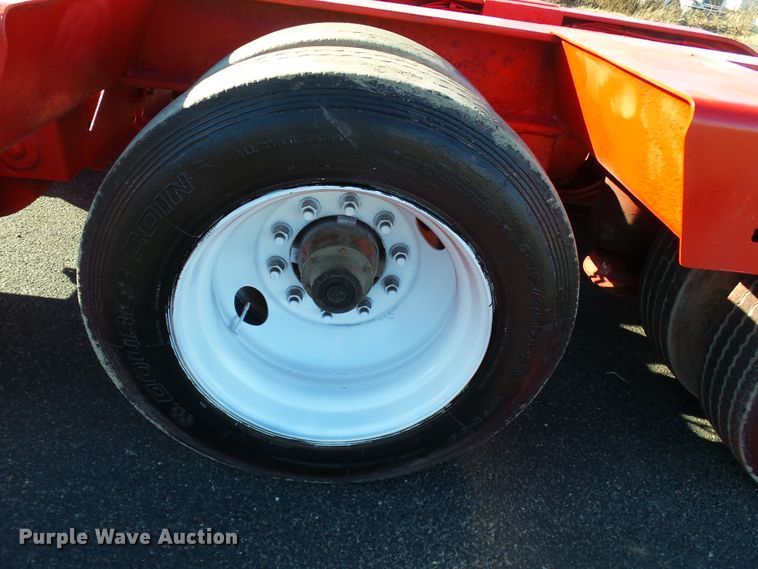 image for item DH7824 1996 Talbert TA lowboy equipment trailer