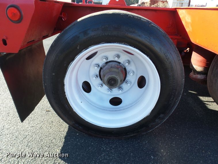 image for item DH7824 1996 Talbert TA lowboy equipment trailer
