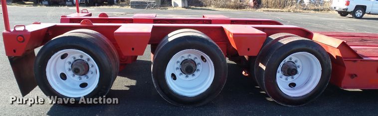 image for item DH7824 1996 Talbert TA lowboy equipment trailer