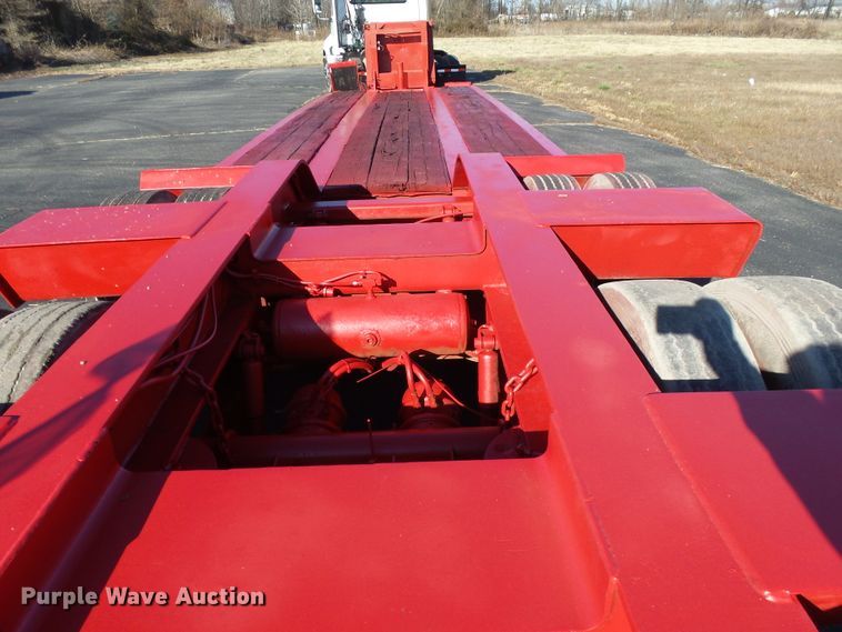 image for item DH7824 1996 Talbert TA lowboy equipment trailer