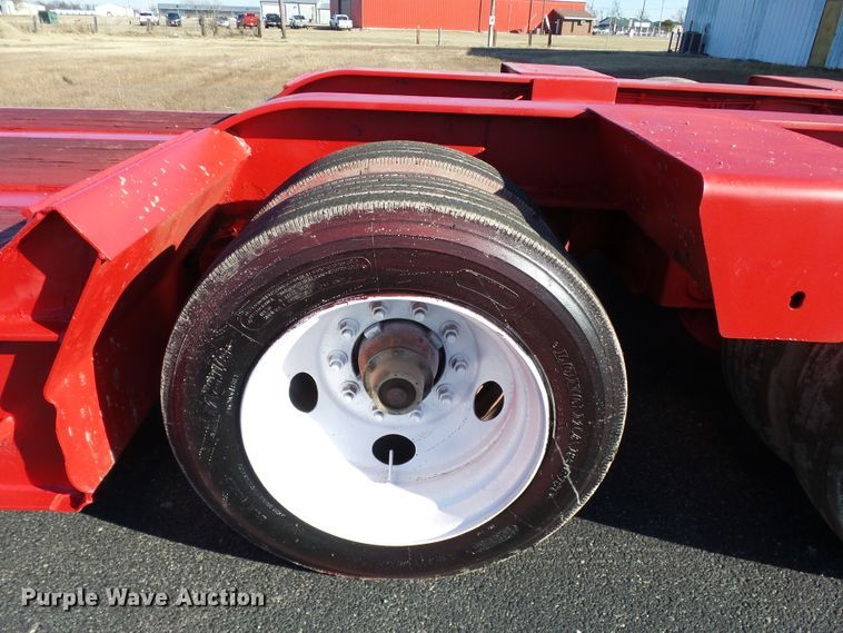 image for item DH7824 1996 Talbert TA lowboy equipment trailer