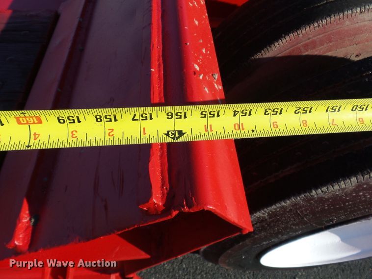 image for item DH7824 1996 Talbert TA lowboy equipment trailer