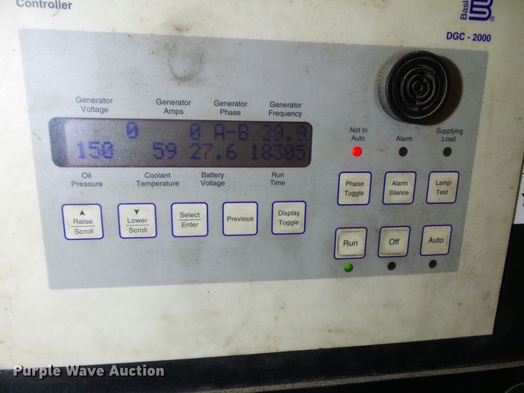 image for item DH7825 2000 E&C 8V2000572RSL4027 generator