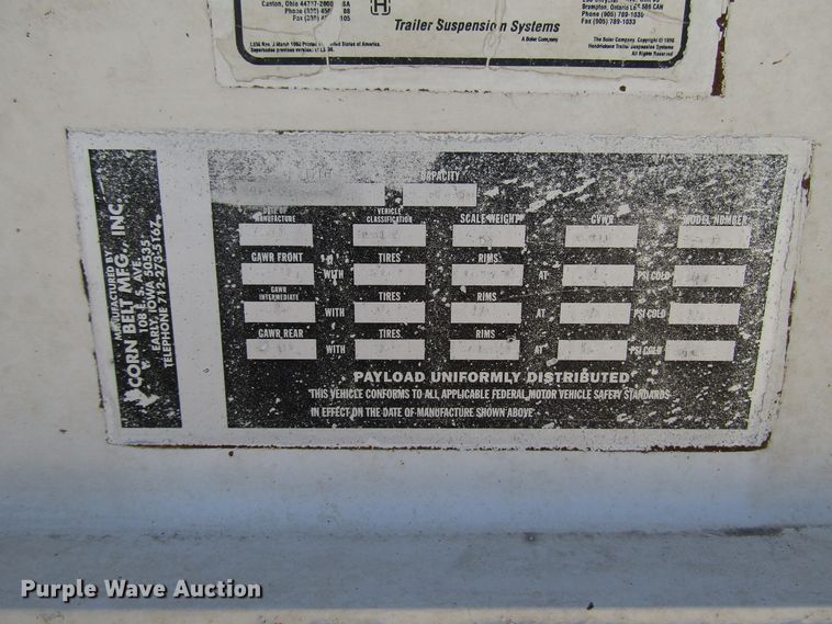 image for item DH8249 2005 Trail Blazer S4202 bottom dump trailer