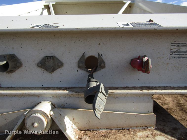 image for item DH8253 2014 CTS BDT40 bottom dump trailer