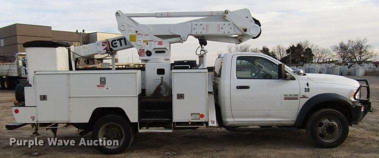 image for item DH8282 2014 Dodge Ram 5500 bucket truck