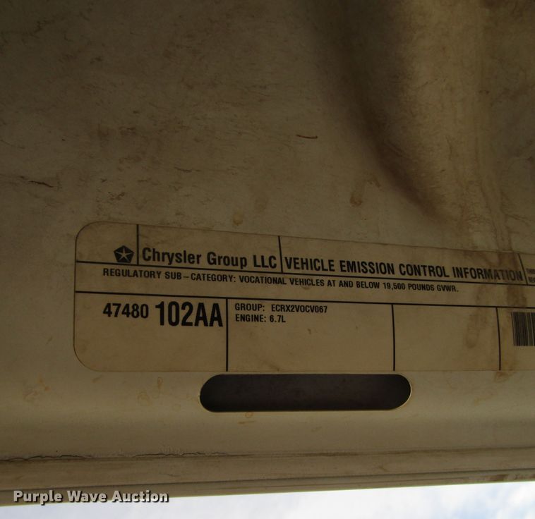 image for item DH8282 2014 Dodge Ram 5500 bucket truck