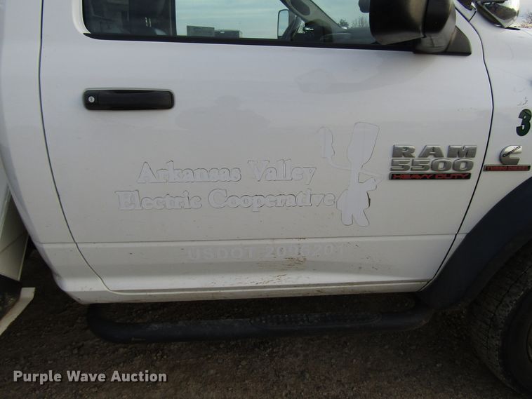 image for item DH8282 2014 Dodge Ram 5500 bucket truck