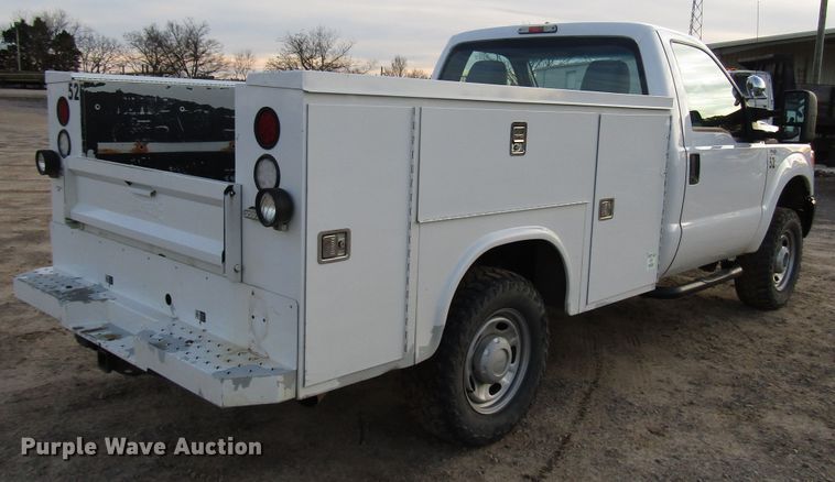 image for item DH8284 2013 Ford F250 Super Duty utility bed pickup truck