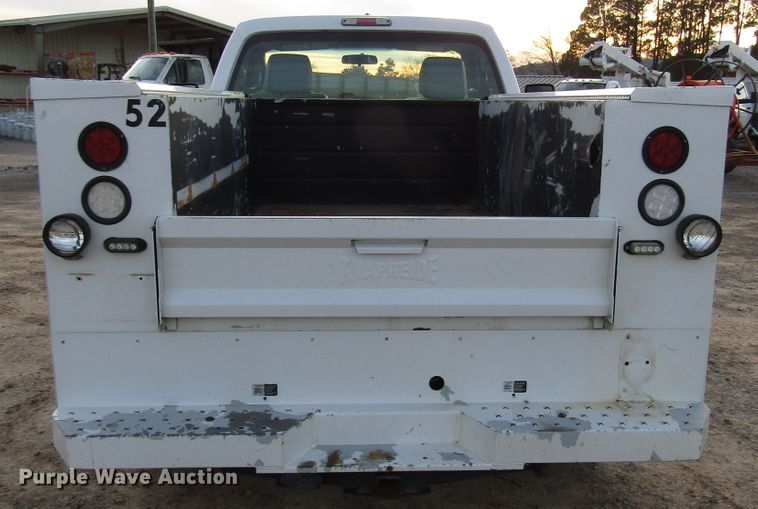 image for item DH8284 2013 Ford F250 Super Duty utility bed pickup truck