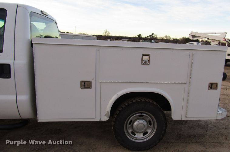 image for item DH8284 2013 Ford F250 Super Duty utility bed pickup truck