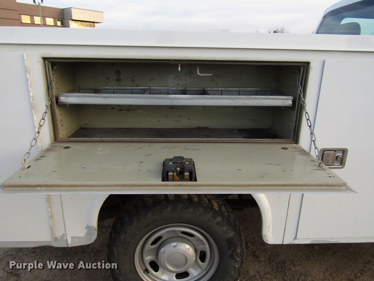 image for item DH8284 2013 Ford F250 Super Duty utility bed pickup truck